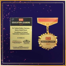 "Excellence in School Education Administration Award 2023"! 🏆